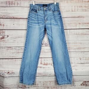 Aeropostale Retro Straight Relaxed Jeans 29/30 Recycled Cotton High Rise Whisker